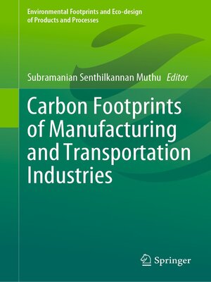 cover image of Carbon Footprints of Manufacturing and Transportation Industries
